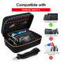 ivoler Pochette de Transport Tout-en-Un Nintendo Switch 2, Housse Étui de Protection Rigide de Luxe Grande Capacité avec Bandoul