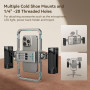 SMALLRIG Kits de Montage Vidéo pour Téléphone Portable Tout-en-Un pour Créateurs de Vidéos Stabilisateur Portable en Aluminium p