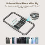 SMALLRIG Kits de Montage Vidéo pour Téléphone Portable Tout-en-Un pour Créateurs de Vidéos Stabilisateur Portable en Aluminium p