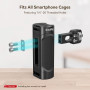 SMALLRIG Kits de Montage Vidéo pour Téléphone Portable Tout-en-Un pour Créateurs de Vidéos Stabilisateur Portable en Aluminium p