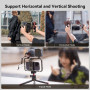 SMALLRIG Kits de Montage Vidéo pour Téléphone Portable Tout-en-Un pour Créateurs de Vidéos Stabilisateur Portable en Aluminium p