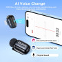 BOYA Boyamini Microphone USB-C pour téléphone Portable sans Fil, Mini Microphone avec réduction du Bruit, Compatible avec iPhone