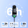 BOYA Boyamini Microphone USB-C pour téléphone Portable sans Fil, Mini Microphone avec réduction du Bruit, Compatible avec iPhone