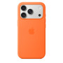 Apple Coque en Silicone avec MagSafe pour iPhone 17 Pro – Orange ​​​​​​​