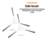 Pièces de rechange compatibles avec Xiaomi S20 Plus S20+ Robot aspirateur B108GL Pièces 2 brosses principales 4 brosses latérale