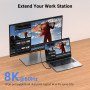 SUMPK 30cm USB 4 câble à angle droit [2 Pack], câble USB c 240w, transfert de données haute vitesse 40gbps, affichage vidéo 8K s