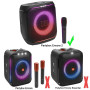 Hzycwgone Étui de Transport Portable Fourre Housse de Protection Robuste Sac de Voyage Sacoche pour JBL PARTYBOX Encore 2 (2025)