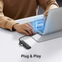UGREEN Hub USB 3.0 4 Data Ports Ultra Fin Multiport Type A 5Gbps Haute Vitesse Compatible avec MacBook iMac Surface XPS PC Ordin