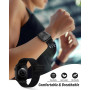 Higgs Nylon Bracelets Compatible avec Bracelet Apple Watch 44mm 42mm 45mm Ultra 3/2/1 49mm 46mm 38mm 40mm 41mm Homme Femme, Elas