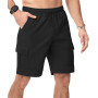 SwissWell Short Homme Coton Chino Shorts Léger Bermuda Cargo avec 6 Poches Pantalon Court de Sport Travail Randonnée