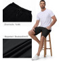 SwissWell Short Homme Coton Chino Shorts Léger Bermuda Cargo avec 6 Poches Pantalon Court de Sport Travail Randonnée