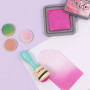 Craftelier - Kit de 2 Outils d'Application d'Encre et de Peinture de 30 mm de Diamètre + Récipients en Plastique Empilables | Id