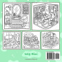Tiny Space: Super Cute Coloring Book for Adults and Teens Easy and Simple Designs Featuring Comfy and Cozy Interiors for Relaxat