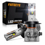 FateEye Ampoule H4 LED 130W 36000LM - 800% 6500K Blanc Froid, Plus de 100 000 Heures de Durée de vie, Ampoule LED H4 12V pour Ph
