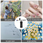 WIYETY Kit aérographe avec compresseur : pistolet aérographe portable multi-fonctions, portable rechargeable pour la décoration 