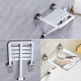 Siege de Douche Mural Rabattable,Tabouret de Douche Pliable Mural,Chaise De Douche Antidérapante,avec des Jambes Tabouret dans M