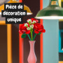 Science4you Kit de Construction de Bouquet de Roses pour Adultes – Amusez-Vous à Construire des Fleurs Artificielles, Cadeau de 