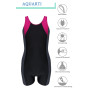 Aquarti Maillot de Bain Fille – Maillot de Bain Une Pièce pour Fille avec Short et Dos Nageur