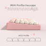 LQXQ PBT Keycaps 60%, MOA 143 Keys Dye-Sublimation, Custom Keycaps Set ASIN/ISO UK pour 61/64/68/84/87/100/104/108 Cherry MX Mec