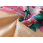 BABEYOND Kimono Femme Long en Satin - Peignoir Léger Imprimé Paon jusqu'à la Cheville
