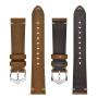BISONSTRAP Bracelets de Montre pour Homme, Bracelets en Cuir Cousus à la Main, Dégagement Rapide, 18mm 20mm 22mm