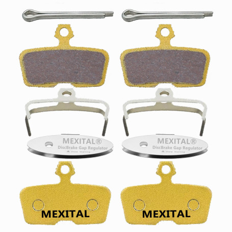 MEXITAL 2 Paires Plaquettes de Frein Vélo à Disque pour AVID Code Code R (2011-2014) SRAM Guide RE Code Sattel Code RSC 2018