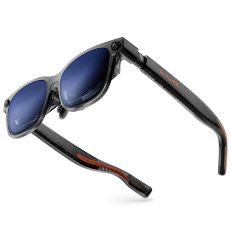 VITURE Luma Ultra Lunettes XR, Écran Ultra Net 152'', 6DoF Complet, Gestes AR, Champ Vision 52°, 1500 Nits, Compatible iPhone 17