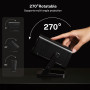 Mini Projecteur Supporte 4K 1080P Full HD Wi-FI 6 & Bluetooth 5.4 Android 14 Apps intégrées Portable Vidéoprojecteur, Auto Keyst