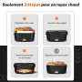 ESOHOT Gamelle Chauffante,120W Lunch Box Chauffante Modèle de Chauffage Ultra-Rapide 12V/24V/230V Boite Chauffante Repas pour Vo