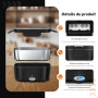 ESOHOT Gamelle Chauffante,120W Lunch Box Chauffante Modèle de Chauffage Ultra-Rapide 12V/24V/230V Boite Chauffante Repas pour Vo