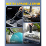 AUXITO Aspirateur a Main sans Fil - Aspirateur Voiture Puissant 24000pa,4-in-1 Mini Aspirateur de Voiture avec Outil pour Animau