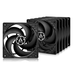 ARCTIC P12 (5 Pièces) - Ventilateur PC, 120 mm, Ventilateur Boitier Silencieux, Pression Statique Élevée, Roulement à Fluide Dyn