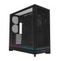 MONTECH HS01, ATX Mid-Tower PC Case, Gaming PC, High-Airflow, Reversible Layout, Mesh Front Panel, Sink-in Design, Toolless Pane