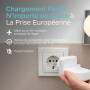 ProofVision TBCharge - Chargeur Mural Brosse à Dents électrique Braun Oral B | Prise EU | Chargeur sans Fil et économiseur d'éne