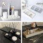 CHENGCKJ Moule en silicone rectangulaire grand avec bord - Moule en silicone pour bricolage, bijoux, porte-savon, plateau à frui