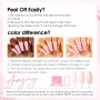 ROSALIND Rose Extension D'ongles En Gel, Pearl Pink Poly Gel Art Design, 80ml Ensemble Épaississant Builder Facile DIY pour Salo