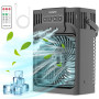 Climatiseur Mobile,MiNi Climatiseur Mobile Silencieux Portable, Refroidisseur D'air 4 en 1, 3 Vitesses, Fonction De Synchronisat