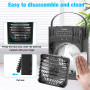 Climatiseur Mobile,MiNi Climatiseur Mobile Silencieux Portable, Refroidisseur D'air 4 en 1, 3 Vitesses, Fonction De Synchronisat