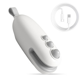 Mini Scelleur de Sacs 2 en 1 avec Cutter, Scellant Thermique Rechargeable USB en Plastique ABS, Appareil Portatif pour Stockage 