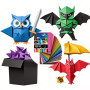 Lot de 100 feuilles de papier cartonné coloré A4, 20 couleurs feuille papier couleur 120 g/m² pour origami, le scrapbooking, l'i