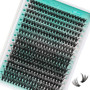 Lot de 320 extensions de cils 40D - Extensions de cils individuelles - Pour la maison