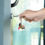Porte Clef One Piece, 4PCS Porte Clé One Piece, Keychain One Piece, Porte Clé Manga, avec Chapeau de Paille Chopper, Accessoire 
