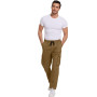 YAOBAOLE Pantalons Cargo Homme Coton Pantalon de Travail avec Multi Poches Taille Elastique Cordon de Serrage