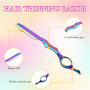 Rasoir de Coiffure, Rasoir de Coupe Cheveux Texturisant, Rasoir Amincissant pour Barbier, Rasoir à Effiler Couche Coupe Rasoir P