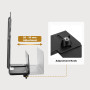 RICOO Support IP TV Bo x Z0601 accroche Murale pour Smart TV Streaming Compatible avec 4K Apple TV & Android
