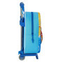 Cartable 3D avec roulettes SuperThings Bleu clair