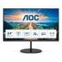 AOC V4 Q24V4EA LED display 60,5 cm (23.8") 2560 x 1440 pixels 2K Ultra HD Noir"