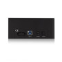 Ewent EW7012 Station d'accueil de disques de stockage USB 3.2 Gen 1 (3.1 Gen 1) Type-B Noir