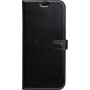 Etui Folio Wallet iPhone 12 mini Noir - Fermeture avec languette aiman