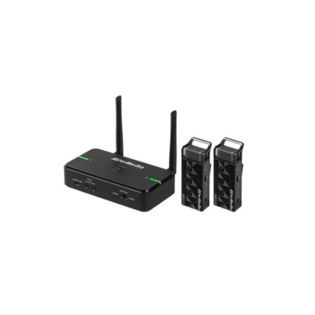Avermedia 2 Micros sans fil pour Enseignant et formateur SANS base de Rechargeme